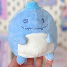 Load image into Gallery viewer, BelugaDesign Dinosaur Plush | Pink Blue Reversible Dino Plushie