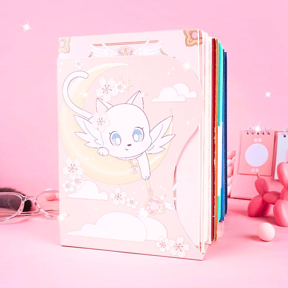 Load image into Gallery viewer, Cat Moon Bookend - Cute Anime Kawaii Book Stop