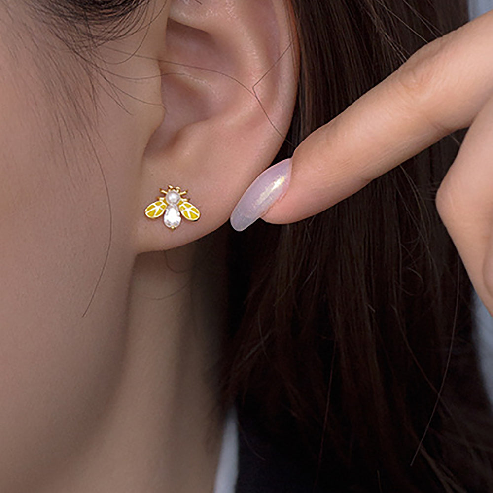 Load image into Gallery viewer, Bee Earrings - Cute Kawaii Jewelry Set