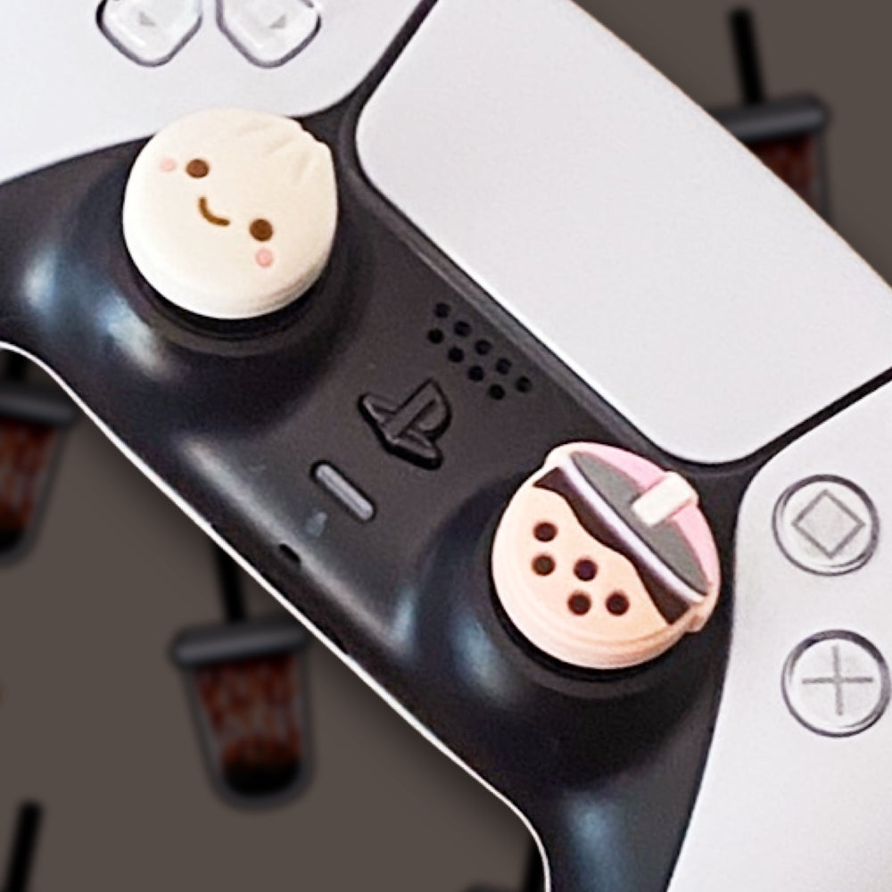 Load image into Gallery viewer, Boba Dumpling Thumb Grips for PS5 PS Xbox Pro Controller Switch 2