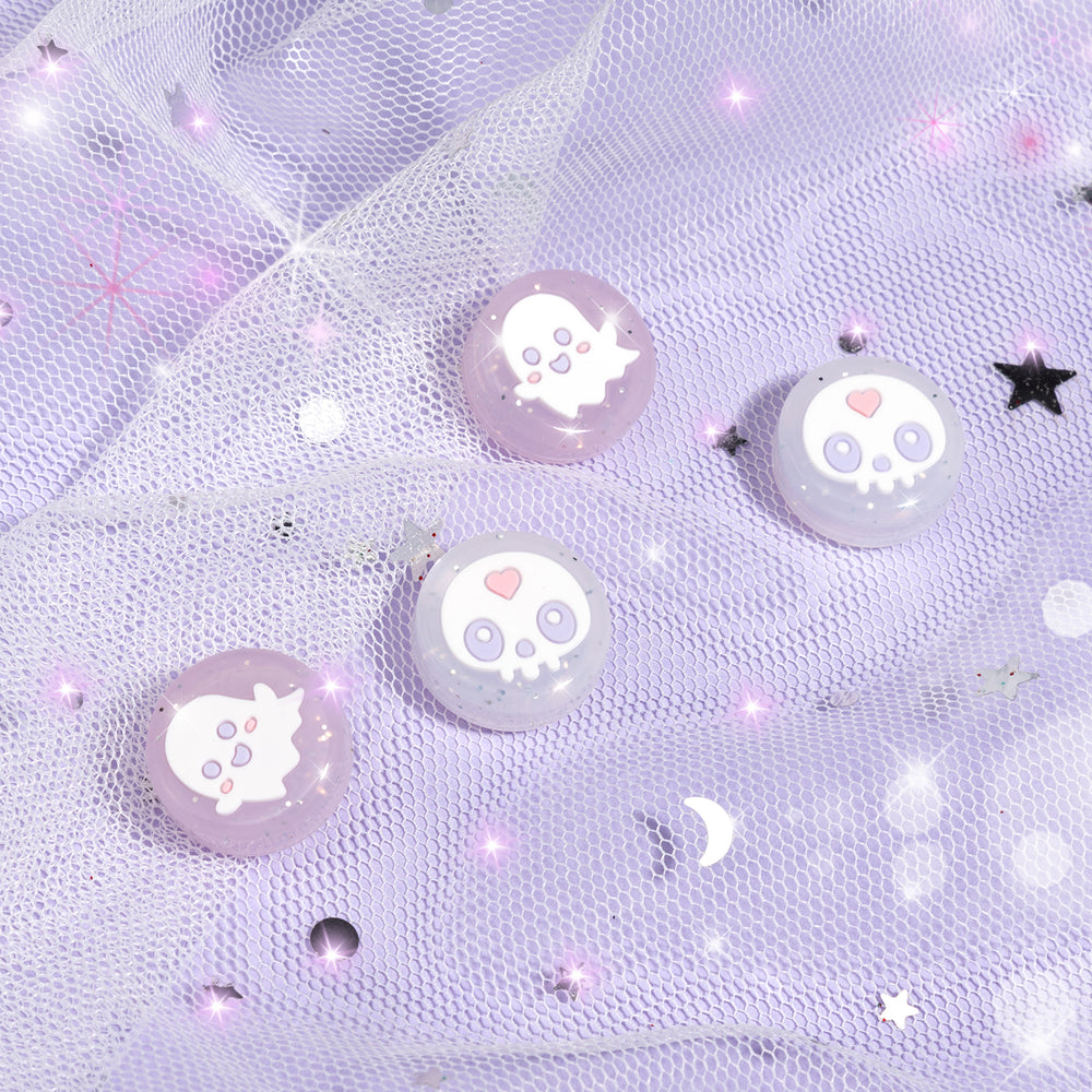 Load image into Gallery viewer, Ghost Skull Thumb Grips - Nintendo Switch Lite OLED & Switch 2 Button Caps