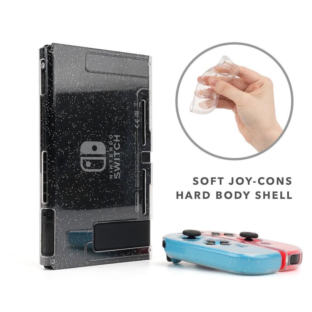 Load image into Gallery viewer, Glitter Case | Clear Shell Nintendo Switch Standard, Lite, OLED