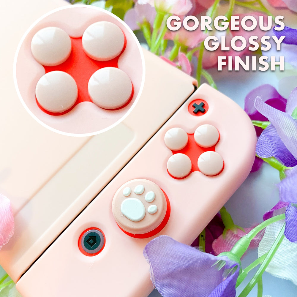 Load image into Gallery viewer, Pastel Button Caps and D-Pad - Nintendo Switch Standard, OLED