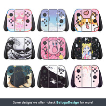 Load image into Gallery viewer, Ghost Skin - Purple Halloween Nintendo Switch OLED Standard Lite Skin