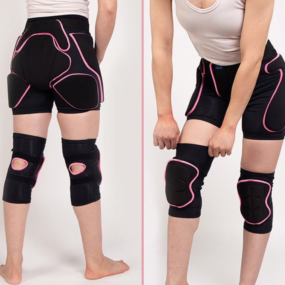 Load image into Gallery viewer, Womens Padded Shorts Knee Pads - Sports Ski Snowboard