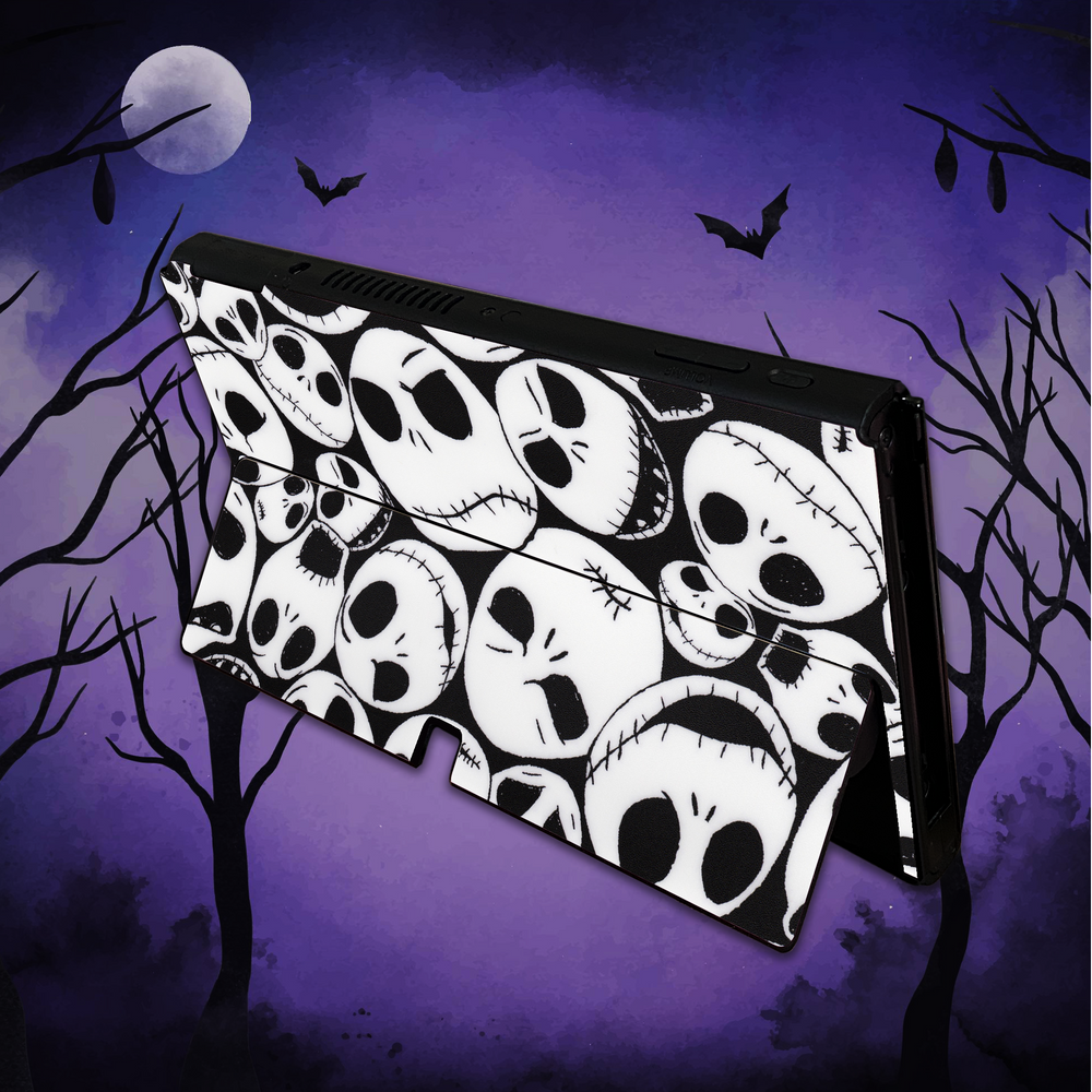 Load image into Gallery viewer, Skulls Switch Skin - Gothic Nintendo Switch Lite OLED Wrap