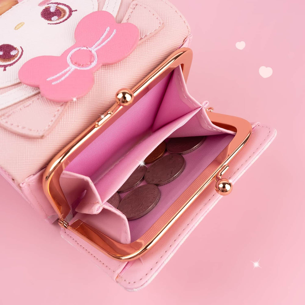 Load image into Gallery viewer, Hello Melody Pink Cat Anime Wallet
