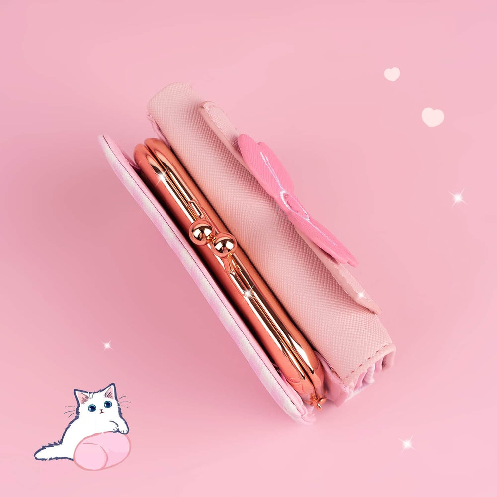 Load image into Gallery viewer, Hello Melody Pink Cat Anime Wallet
