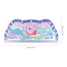 Load image into Gallery viewer, Kirby Desk Mat - Large Blue Anime Mousepad