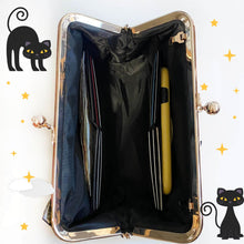 Load image into Gallery viewer, Cat Moon Wallet Bag - Cute Kawaii Clutch Purse
