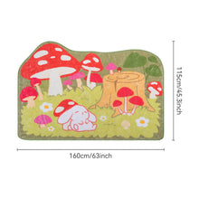 Load image into Gallery viewer, Mushroom Rug | Cute Large Rectangular Carpet Home Decor
