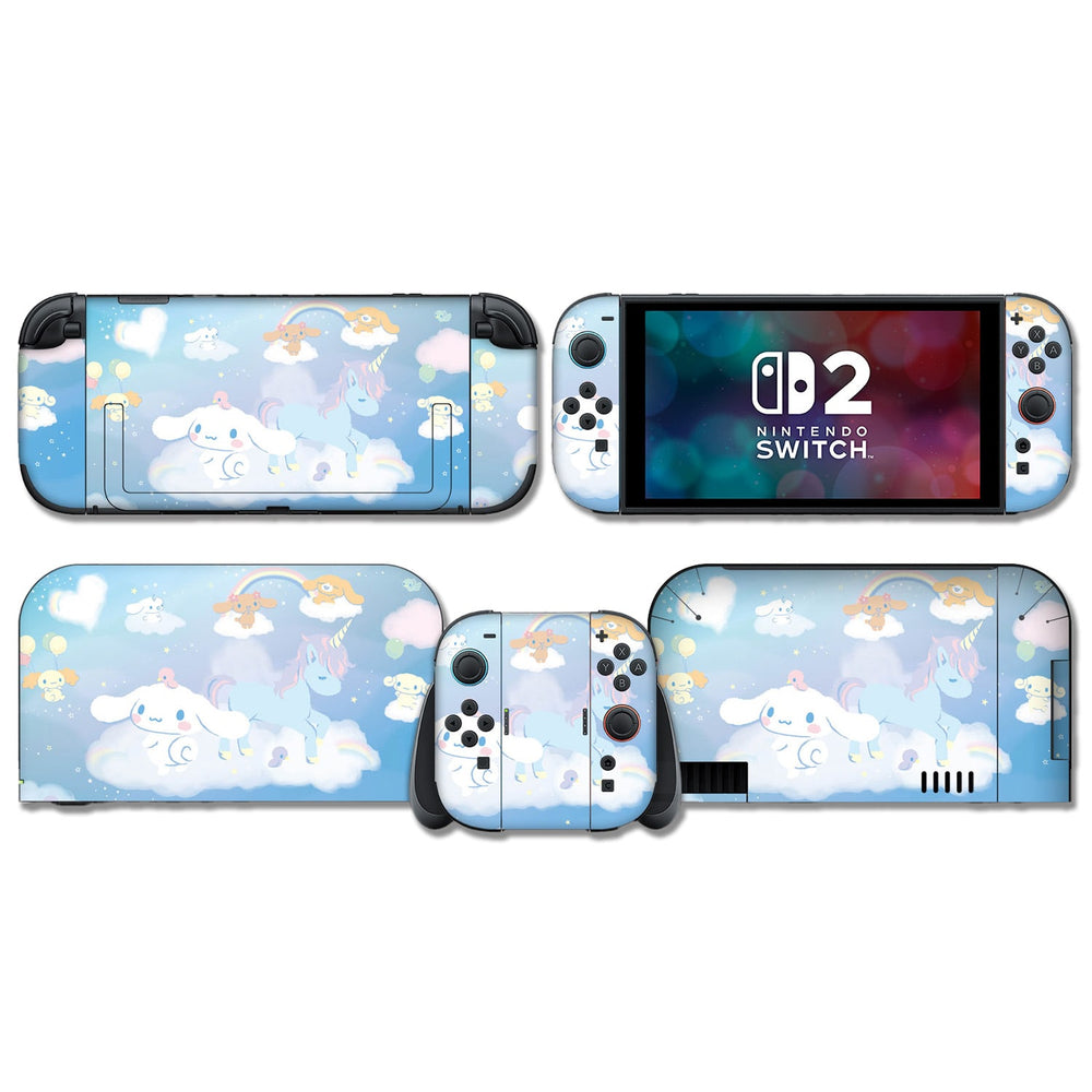 Load image into Gallery viewer, Blue Cinnamoroll - Dog Nintendo Switch, OLED, Lite, or Switch 2 Skin
