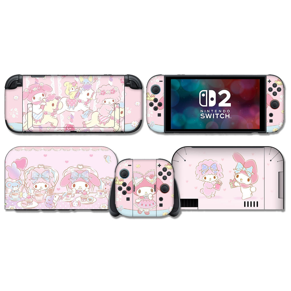 Load image into Gallery viewer, My Melody Skin - Cute Nintendo Switch Lite OLED Switch 2 Wrap
