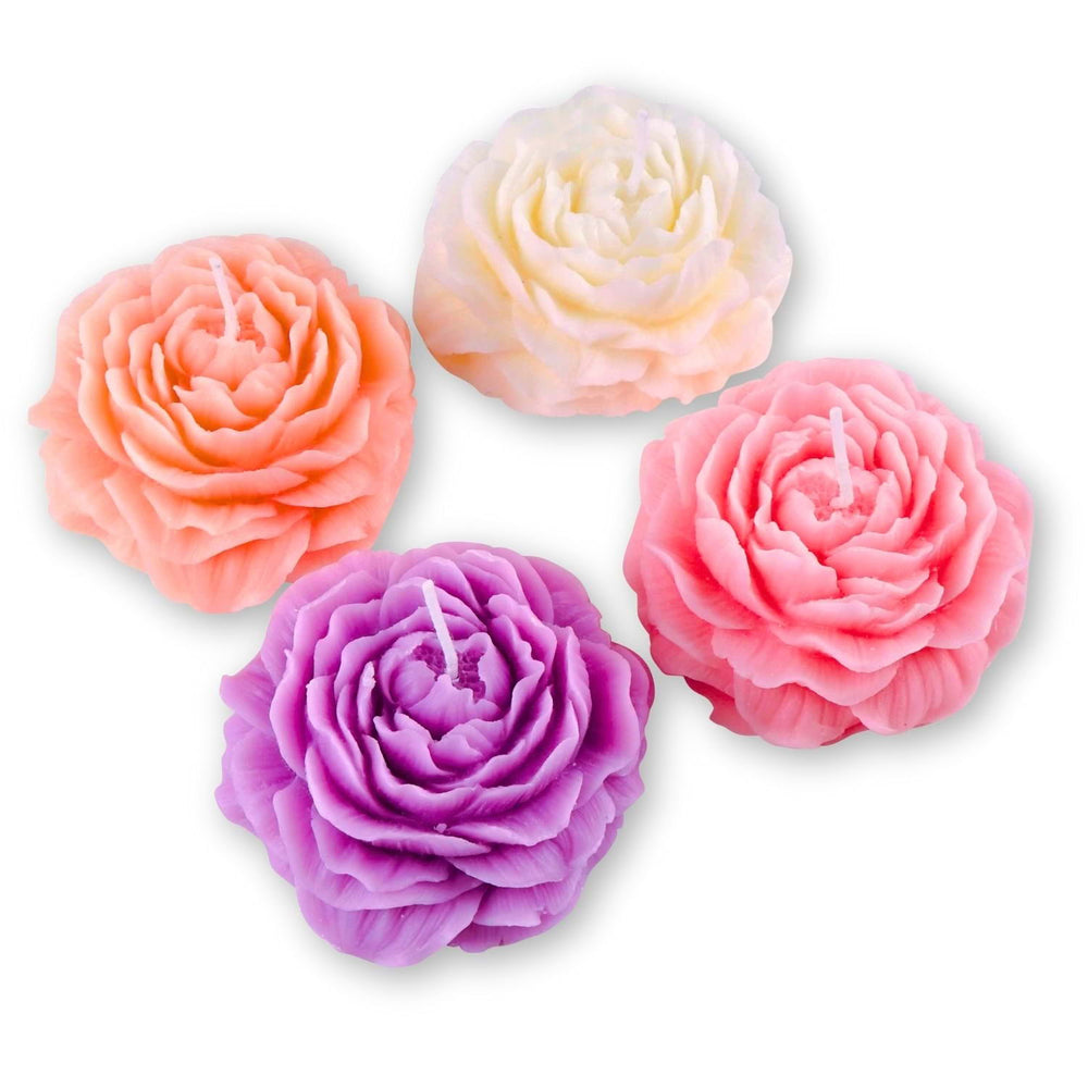 Load image into Gallery viewer, Peony Candles – 4 Pack Floral Scented Aroma
