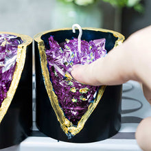 Load image into Gallery viewer, Amethyst Crystal Candle - Unscented Purple Soy

