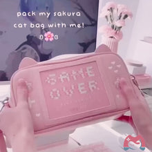 Load and play video in Gallery viewer, BelugaDesign Sakura Game Purse 6 Cards Handbag