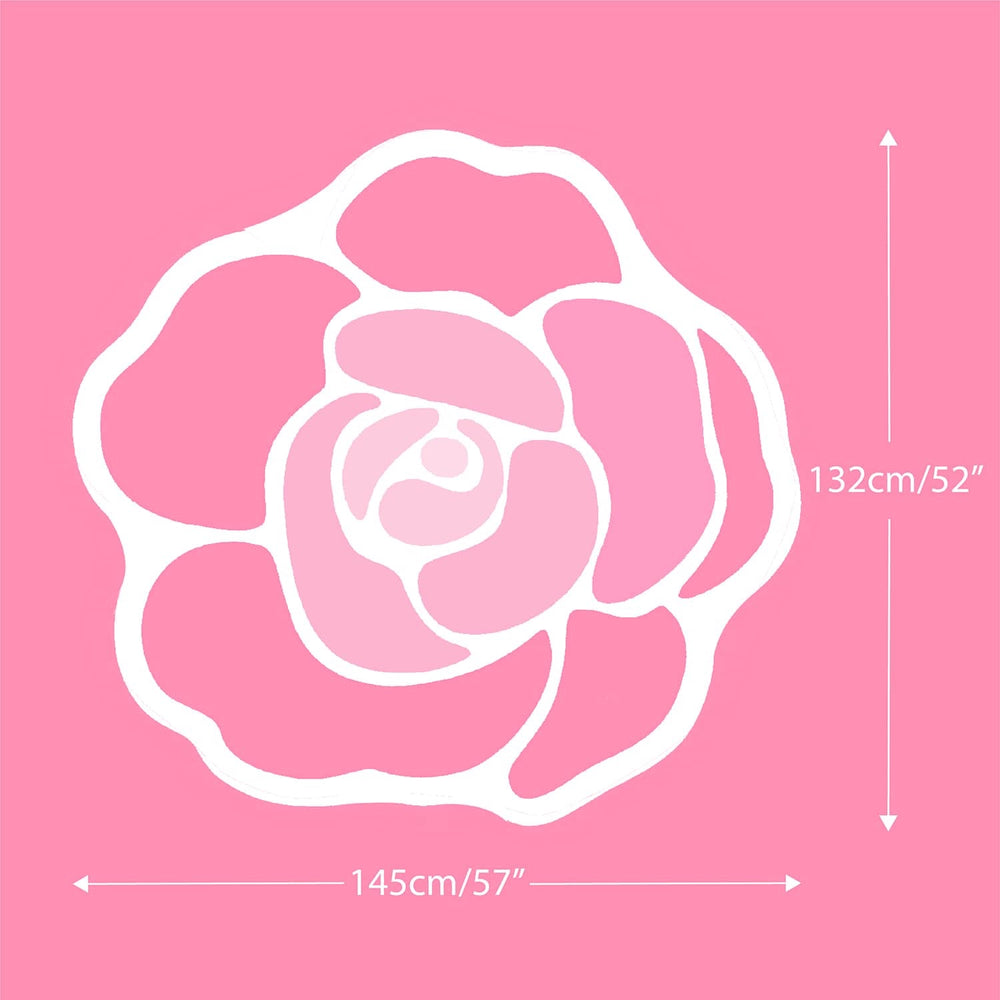 Load image into Gallery viewer, Rose Rug - Round Flower Shaped Carpet
