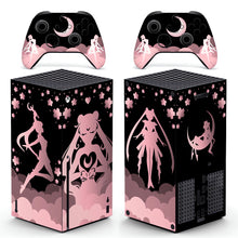 Load image into Gallery viewer, Moon Anime Xbox Skin | Japanese Black Pink Vinyl for Xbox Series S