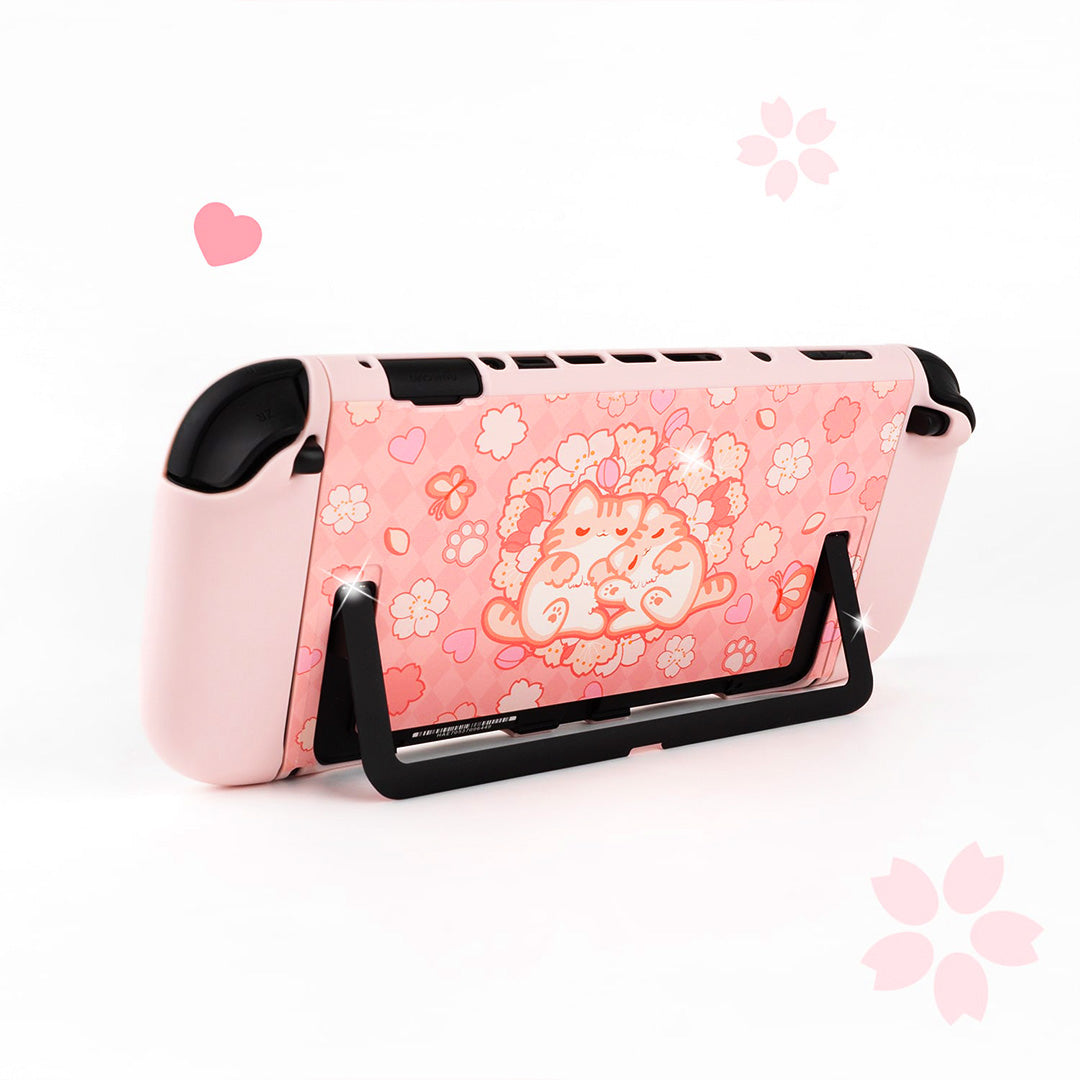 Sakura Cat Bundle for Nintendo Switch 2 | Kawaii Pink Anime Switch