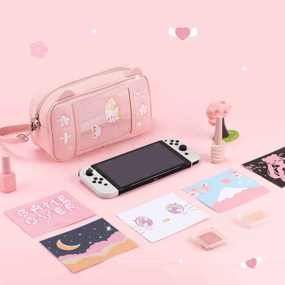 Load image into Gallery viewer, BelugaDesign Sakura Game Purse 6 Cards Handbag
