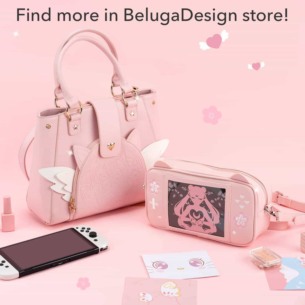 Load image into Gallery viewer, BelugaDesign Sakura Game Purse 6 Cards Handbag
