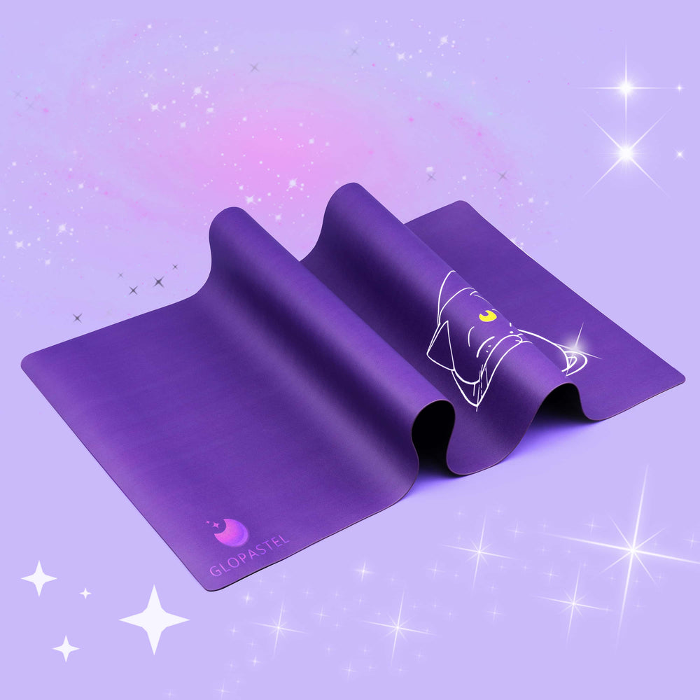 Load image into Gallery viewer, Sailor Moon Desk Pad - Large Pink Purple Cat Luna Mat Mousepad
