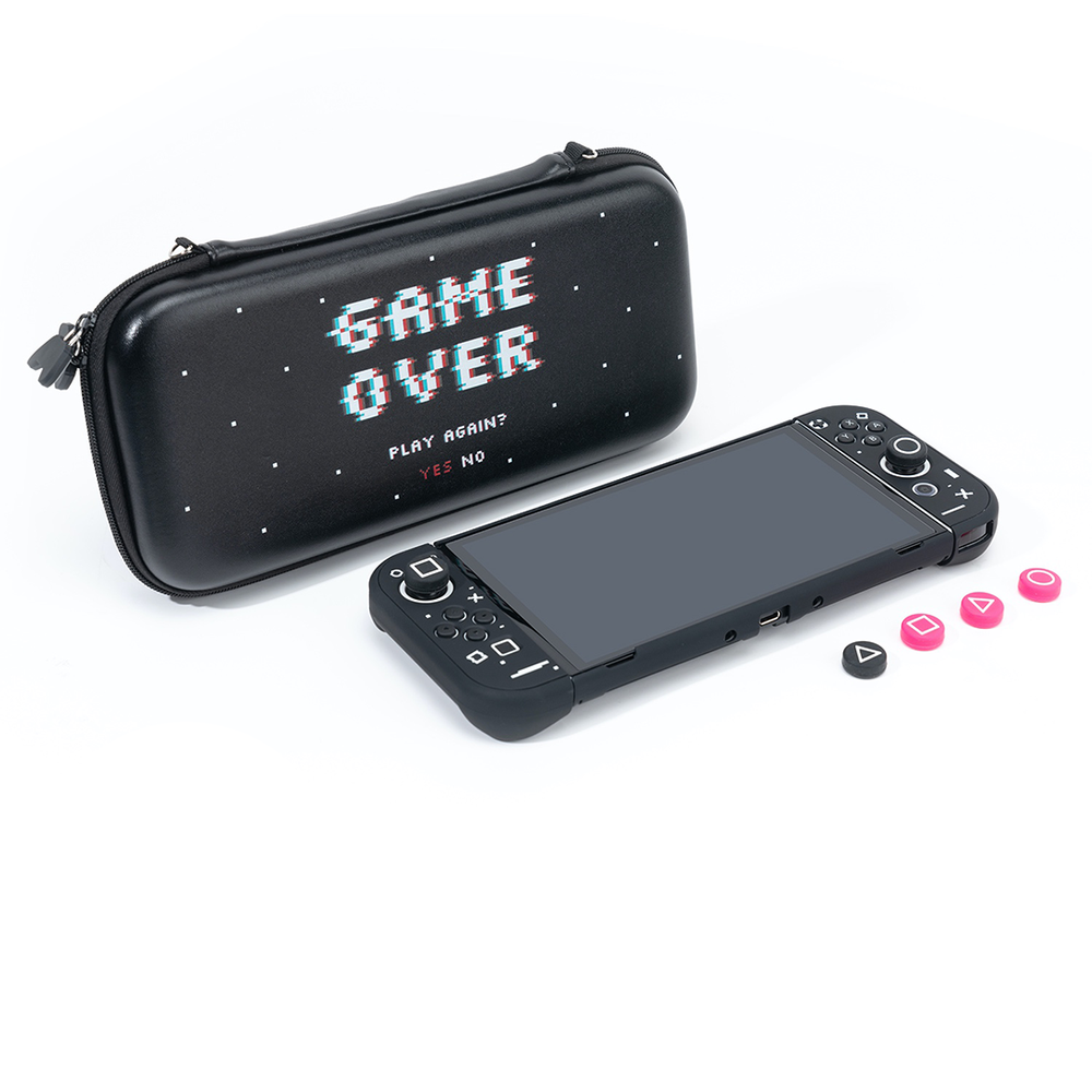 Nintendo switch lite case black deals
