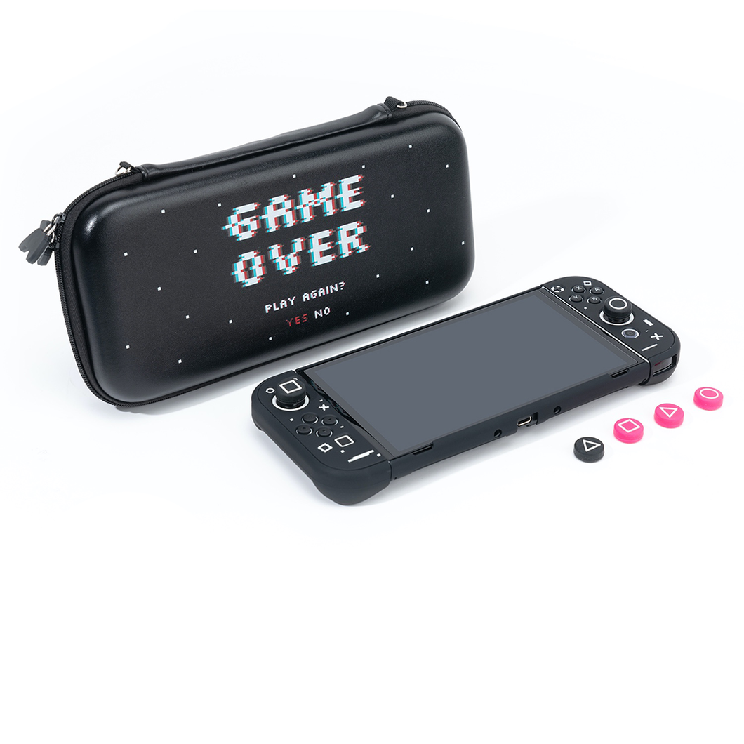 Game Over Carrying Case or Bundle - Nintendo Switch, Lite, OLED
