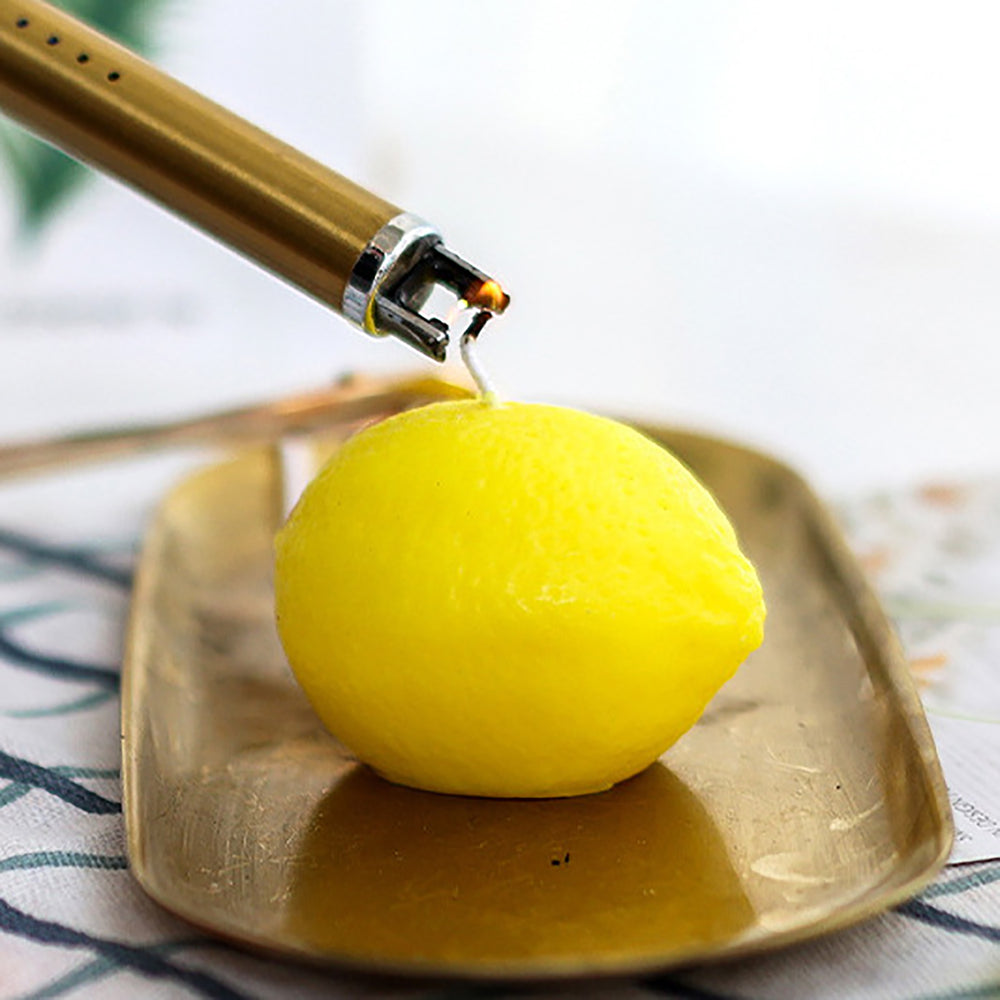 Load image into Gallery viewer, Lemon Candles – Cute Scented Room Decor 2 Pack
