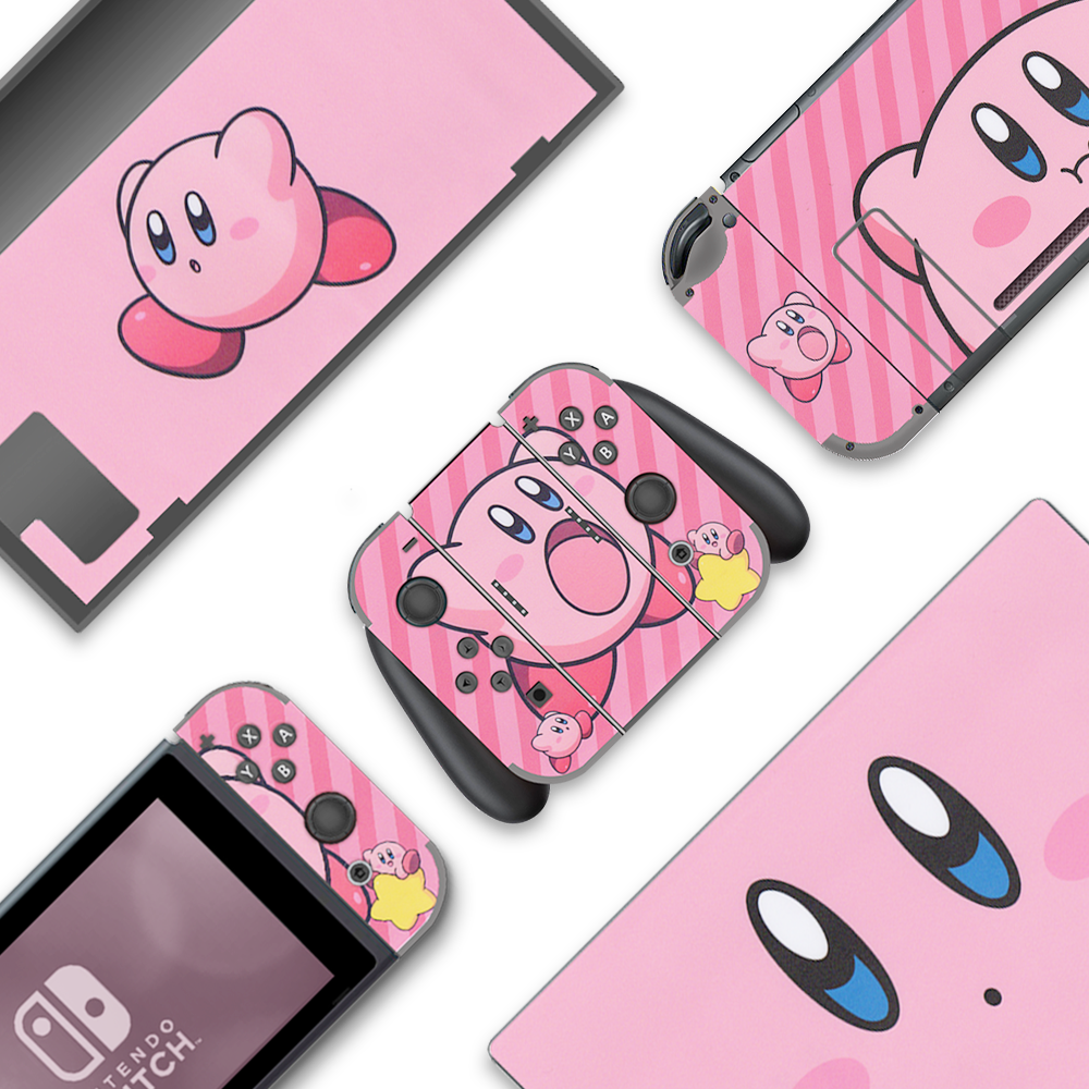 Kirby Skin - Pink Anime Nintendo Switch Lite OLED Wrap – Beluga Design