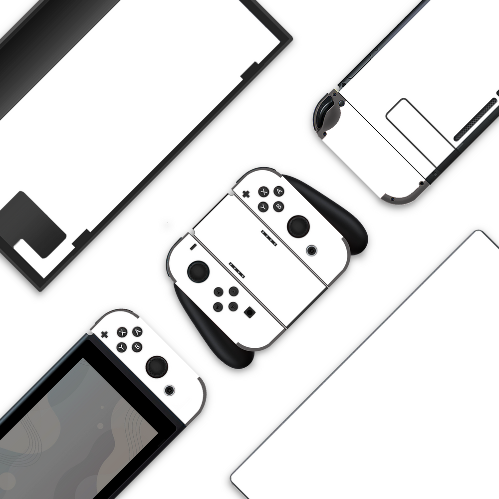 Load image into Gallery viewer, White Skin - Solid Nintendo Switch Lite OLED Wrap
