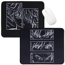 Load image into Gallery viewer, Anime Mousepads - 2 Pack Black White Ninja Mouse Pads