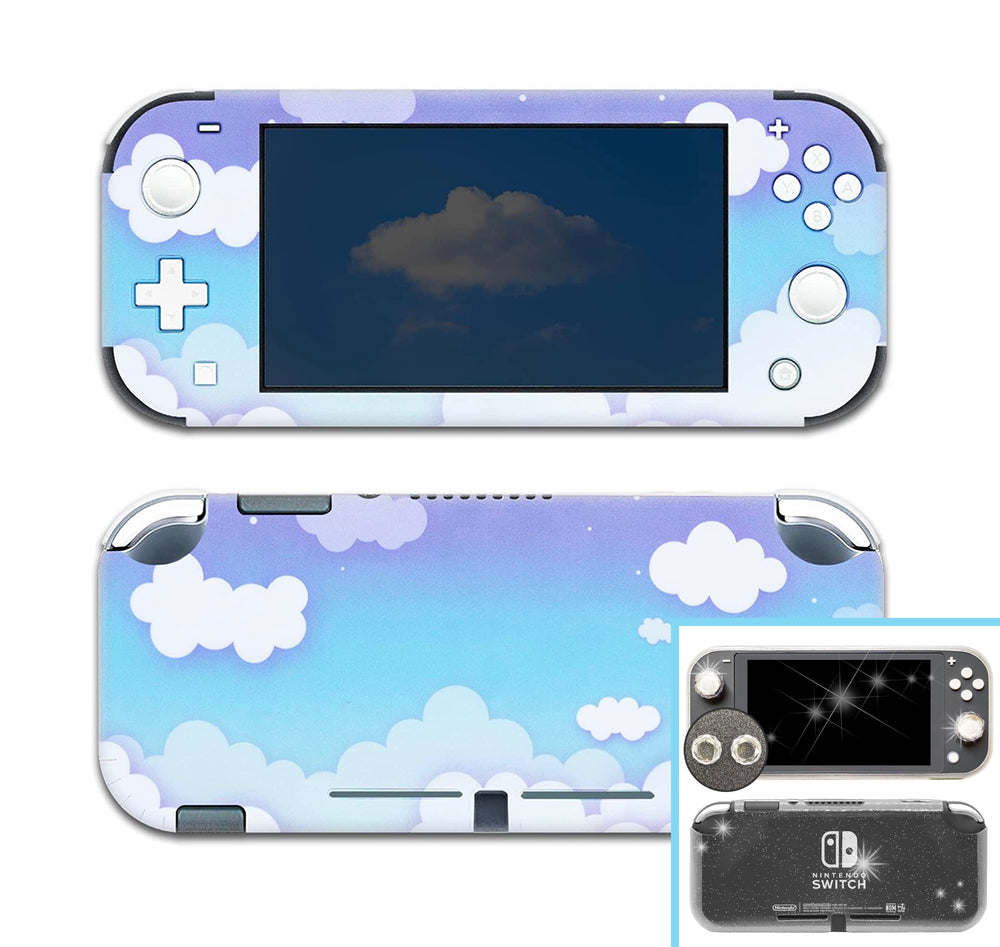 Load image into Gallery viewer, Blue Clouds Switch Skin - Nintendo Switch Lite OLED Wraps
