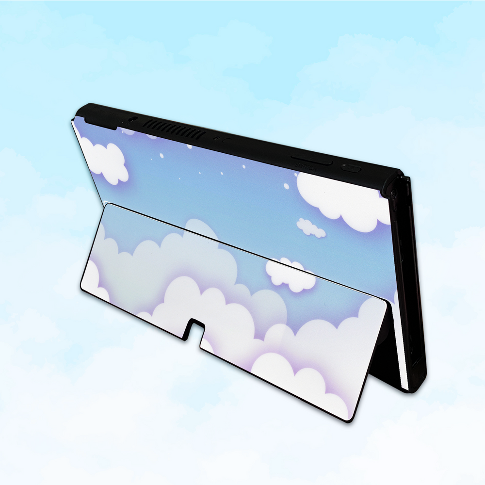 Load image into Gallery viewer, Blue Clouds Switch Skin - Nintendo Switch Lite OLED Wraps
