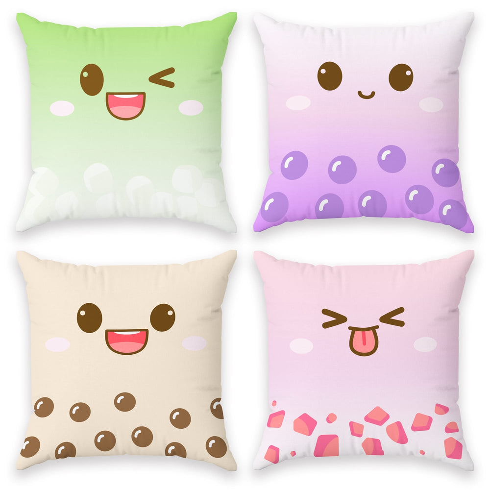 Load image into Gallery viewer, Boba Pillow Case - Cute Anime Throw Covers

