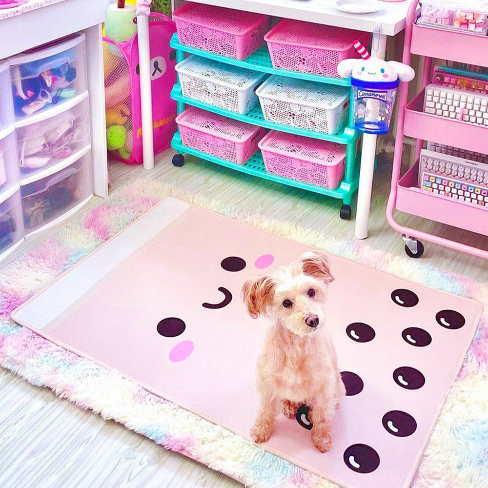 Load image into Gallery viewer, Boba Rug - Cute Large Rectangular Mat Carpet
