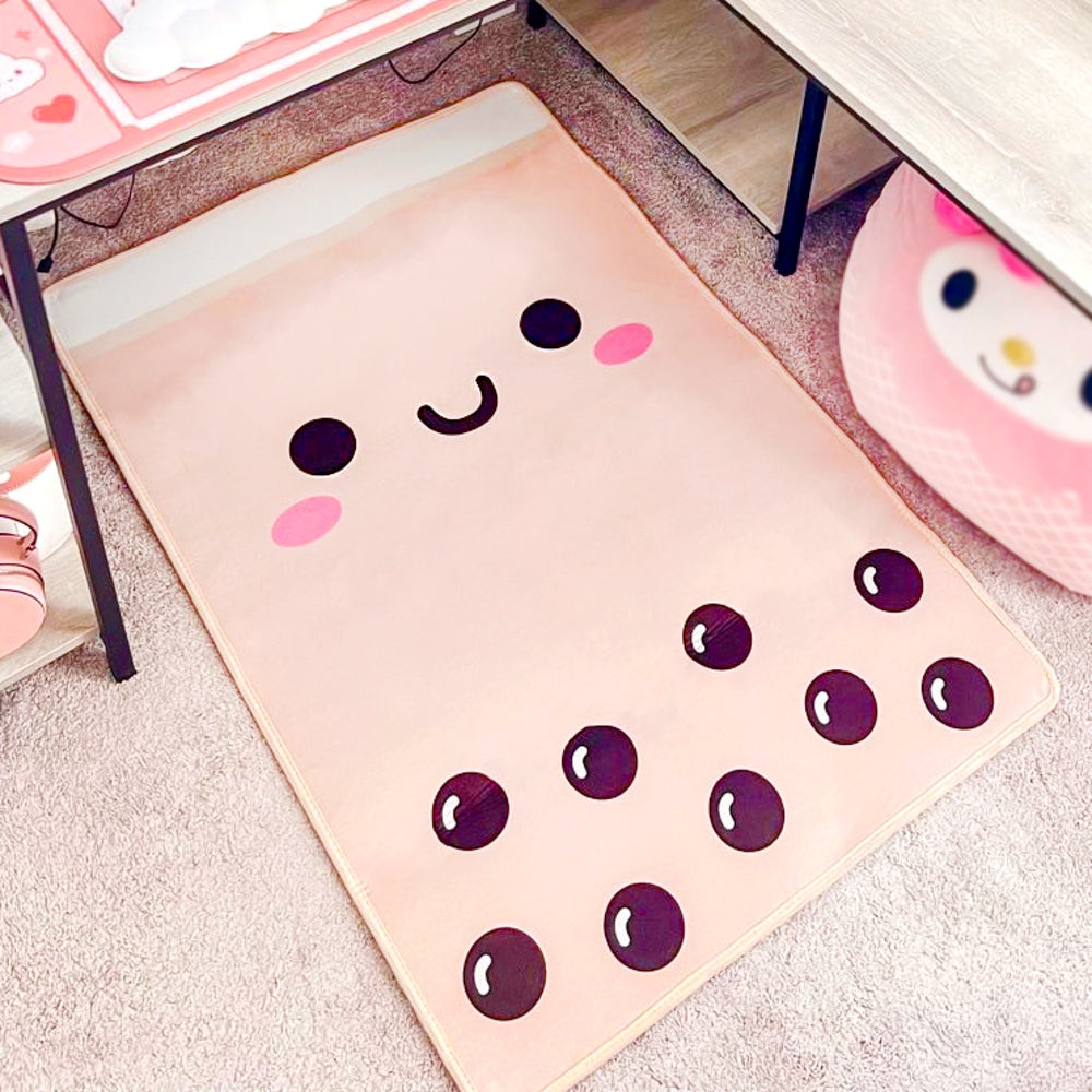 Load image into Gallery viewer, Boba Rug - Cute Large Rectangular Mat Carpet
