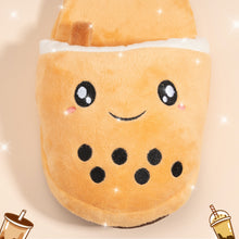 Load image into Gallery viewer, Boba Womens Slippers - Cute Anime Kawaii Bubble Tea
