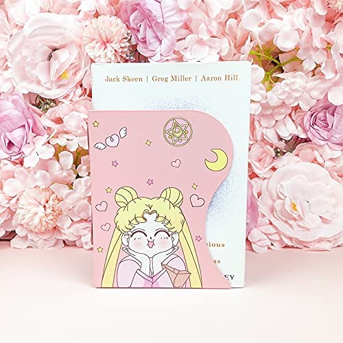 Load image into Gallery viewer, Moon Anime Bookend - Cute Anime Book Stop
