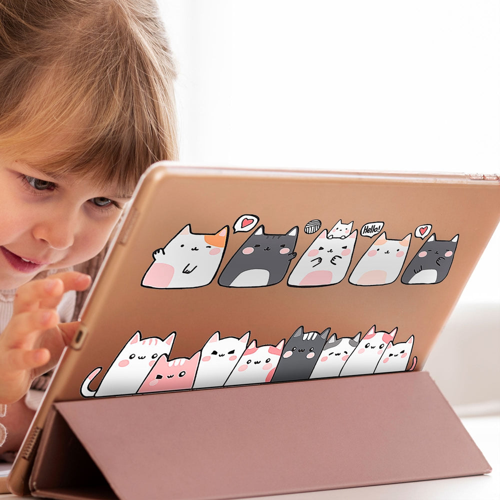 Load image into Gallery viewer, Cat Stickers – Kawaii Vinyl  Decal For Laptop Car Water Bottle
