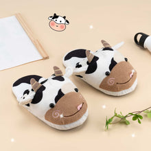 Load image into Gallery viewer, Cow Slippers - Cute Adult Womens Medium Slides