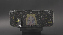 Load and play video in Gallery viewer, Moon Anime Skins - Black Anime Cute Nintendo Switch Lite Wraps