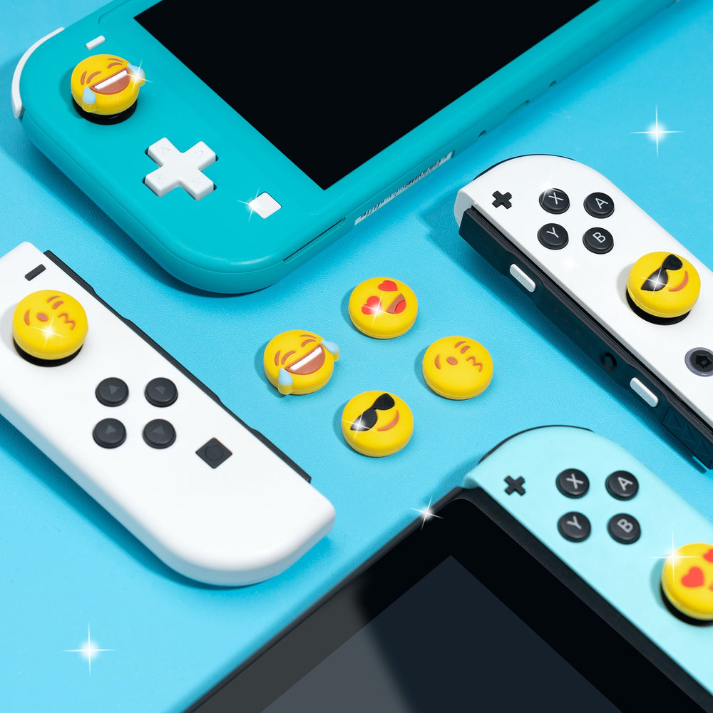 Load image into Gallery viewer, Emoji Thumb Grips - Nintendo Switch, Lite, OLED Button Caps
