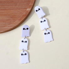Load image into Gallery viewer, Ghost Earrings – Halloween Cute Gothic Jewelry
