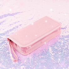 Load image into Gallery viewer, Pink Glitter Carrying Case - Nintendo Switch Lite Standard OLED
