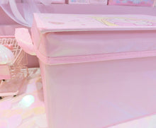 Load image into Gallery viewer, Large Moon Anime Organizer - Pink Foldable Pastel Bin
