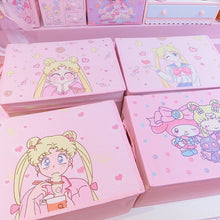 Load image into Gallery viewer, Large Sailor Moon Organizer - Pink Foldable Pastel Bin
