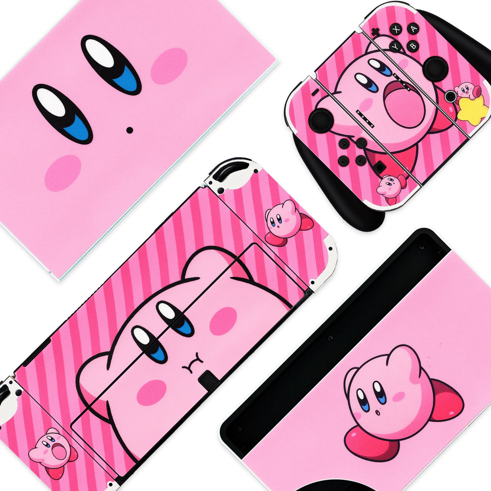 Kirby Skin - Pink Anime Nintendo Switch Lite OLED Wrap – Beluga Design