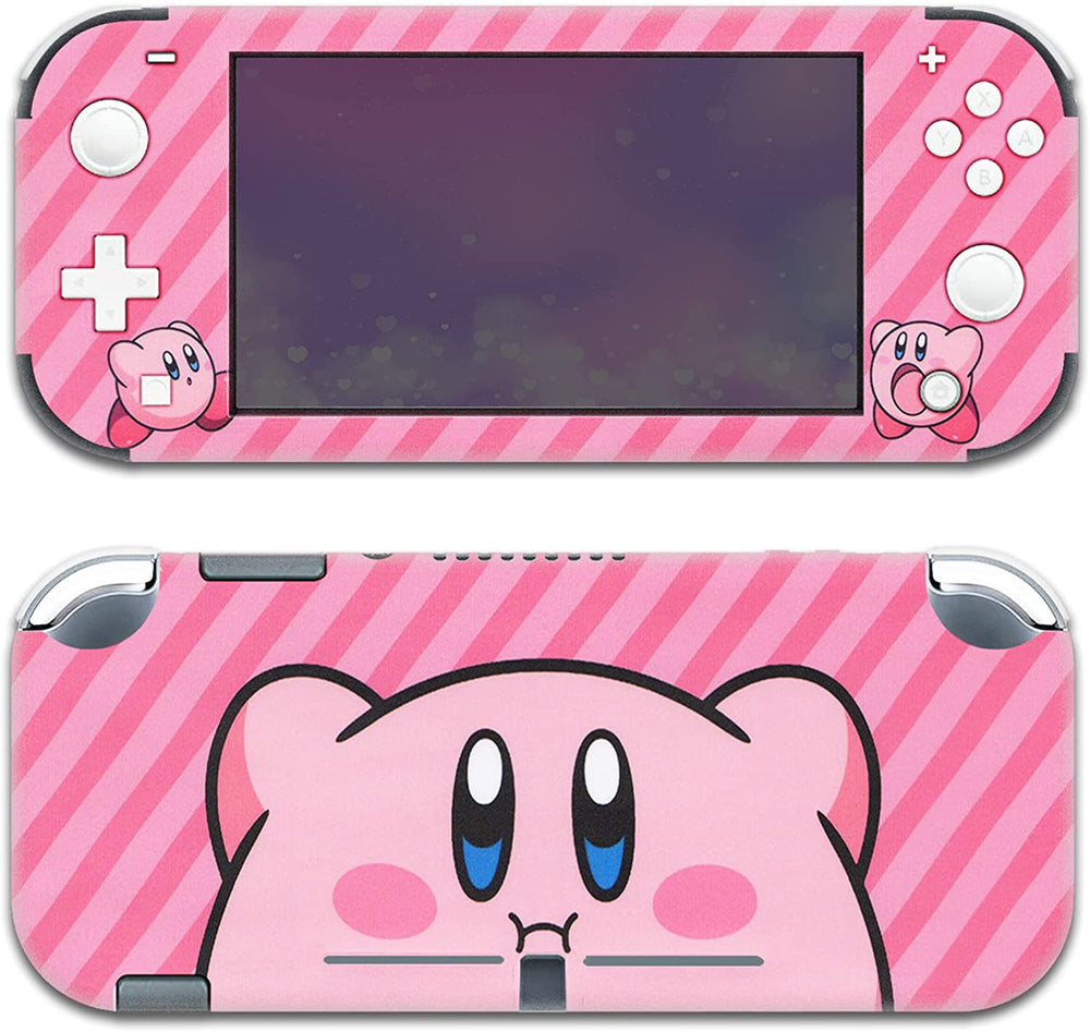 Load image into Gallery viewer, Kirby Skin - Pink Anime Nintendo Switch Lite OLED Wrap
