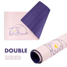 Load image into Gallery viewer, Sailor Moon Desk Pad - Large Pink Purple Cat Luna Mat Mousepad